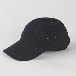 Lululemon Hat Womens Adjustable Black Running Pickleball Golf Tennis 5 Panel